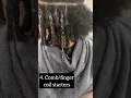 The 6 different types of starter locs