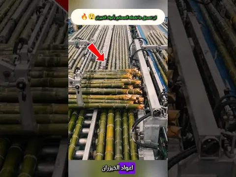 لن تصدق ما تفعله المصانع بأعواد الخيزران 😲🔥