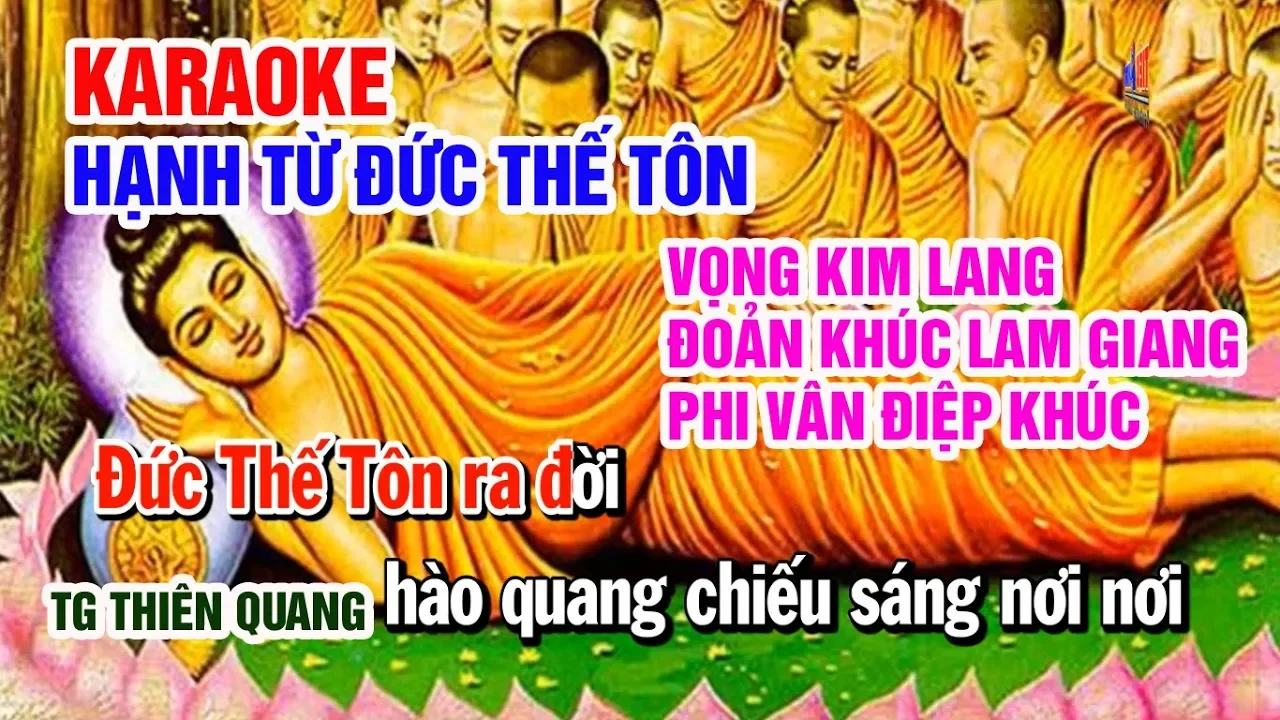 KARAOKE HẠNH TỪ ĐỨC THẾ TÔN || VỌNG KIM LANG DOẢN KHÚC LAM GIANG PHI VÂN ĐIỆP KHÚC || NHẠC PHẬT HAY