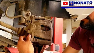 Resolvendo barulho da pinça de freio sem gastar dinheiro.
