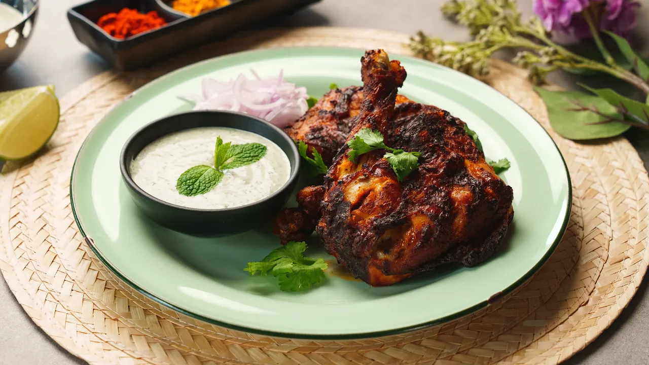 Air Fryer Tandoori Chicken with Mint Chutney Recipe - The Best Recipe for a Quick and Easy Dinner