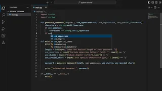Create Password Generator in Python ASMR PROGRAMMING