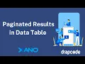 Xano - Pagination on Data Table Items