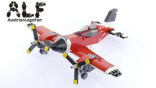 Lego Creator 31047 Propeller Plane  Model 1of3 - Lego Speed Build Review