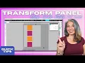 Transform Panel Basics in Silhouette Studio Resize Rotate Move Align