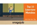 Job Interview Tips Part 29 Top 10 Job Interview Mistakes