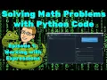 Cracking Math Problems With Python Code - Episode 1 Symbolic Computations