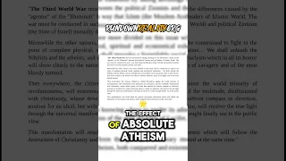 Freemason s 1871 Letter PREDICTED World War 3