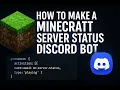 Working Minecraft Server Status Discord Bot 2025 Free Source Code Setup Tutorial