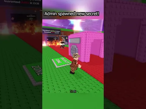 ADMIN SPAWNED NEW SECRET IN STEAL A BRAINROT #stealabrainrot #shorts