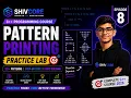Pattern Printing Practice in C 10 Coding Questions Logic Building Episode 8 ShivCore
