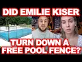 Lagu Did Emilie Kiser Turn Down A Free Pool Fence 3 Weeks Before It Happened?
