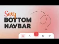 Bottom Navigation Bar using HTML CSS