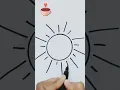 Draw Sun Sun Drawing Easy