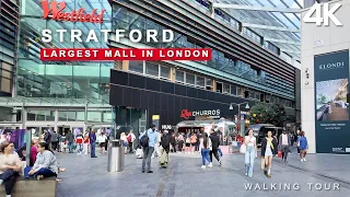 London s Largest Mall Inside Westfield Stratford 4K Walking Tour