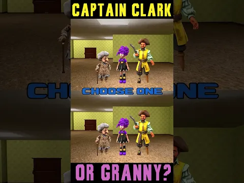 Captain Clark or Evil Granny in Backrooms