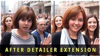 After Detailer Extension In 9 Minutes - Stable Diffusion Tutorial Automatic1111