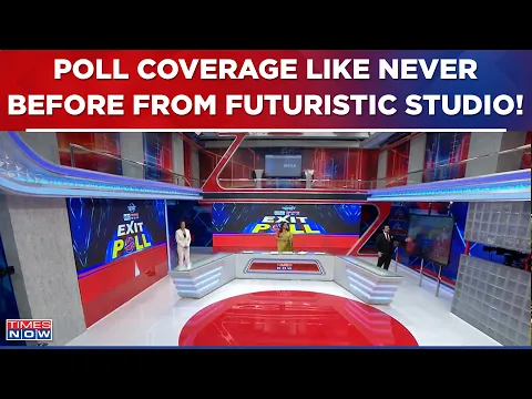 Download MP3 Times Now Unveils Futuristic Studio For Real-Time Election Analysis | Exit Poll 2024 | Elections