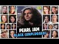 Pearl Jam - Black  (Unplugged) - Reaction Compilation