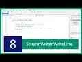 C Tutorial de IO - StreamWriter WriteLine