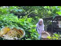 Lagu Membuat urap urap , telur ceplok tempe goreng,makan bersama keluarga, masakan desa 