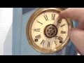 Antique 8 Day Ingraham Shelf Clock With Alarm