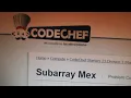 subarray mex codechef starters solution 2022