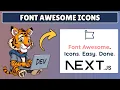 How to Use Font Awesome Icons in Next JS v16 2026