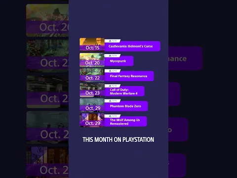 This month on PlayStation 📅