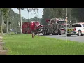 Clay County Fire Rescue ambulance involved in crash firefighters taken to hospital