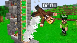 Building a GEYSER Elevator in Minecraft