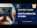 Super Reduced String HackerRank Solution JavaScript splice stack Tamil Learn in Tamil
