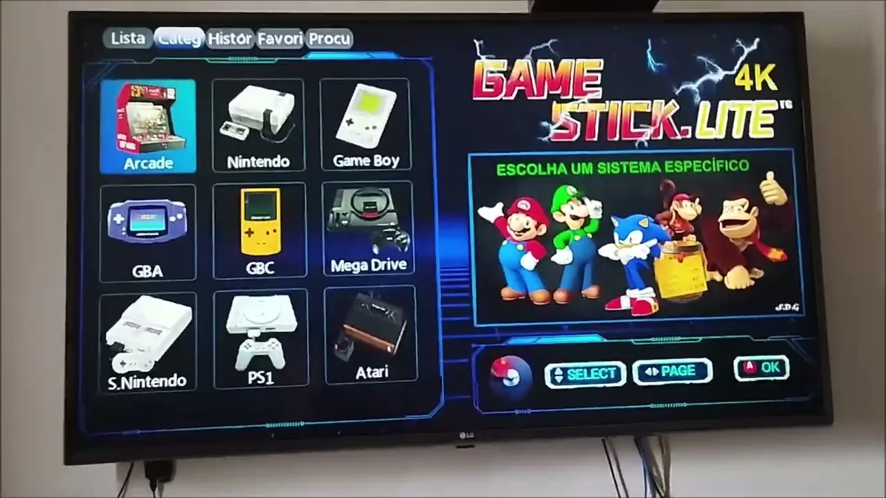 game stick 4k lite (recuperaçao ou micro sd novo 100%) único vídeo do tipo no YouTube!