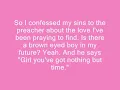 Sara Evans- Born To Fly lyrics