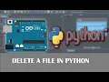 Delete A File Create File Delete In Python Remove import os in python EnhanceCodeLearning