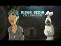 Lagu Kisah Sedih Kuli Beras, ditolong Pocong - Kartun Hantu