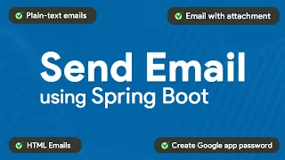 Send Email Using Java Spring Boot With Attachment HTML Body Mail Sender API GMail Example