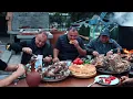 Download Lagu BUFFALO MEAT on CHARCOAL GRILL. COOKING 500 kilo BUFFALO. ENG SUB