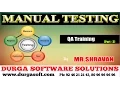 Manual Testing Quality Assurance QA Training Part - 3