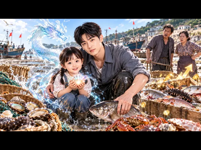 浜辺で拾った赤ちゃんと海の恵み