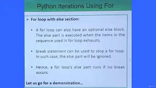 Python Iterations Using for - Tutorial 20