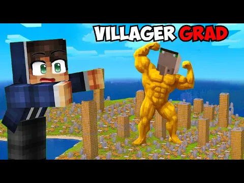 Video Thumbnail: Rage i Kovalski Su Pronašli Najveći Grad Villagera u Minecraftu!