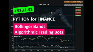 331 31 Python for Finance - Building Bollinger Bands Bounce Algorithmic Trading Bot