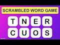 SCRAMBLED WORD GAME - Guess the Word Game 22 Questions