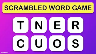 SCRAMBLED WORD GAME - Guess the Word Game 22 Questions