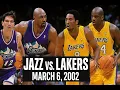 2002 Utah Jazz vs Los Angeles Lakers Kobe Bryant Full game