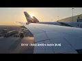 EMIRATES 777-300ER | FULL Pushback, Taxi, and Takeoff from Dubai Airport 🇦🇪 (Window Seat POV)