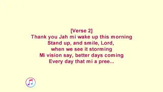vybz kartel thank you jah lyric vid gangster city riddim