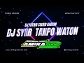 Lagu DJ SYIIR TANPO WATON - FATWA SOUND HARAM - By Amira Audio Miniature 