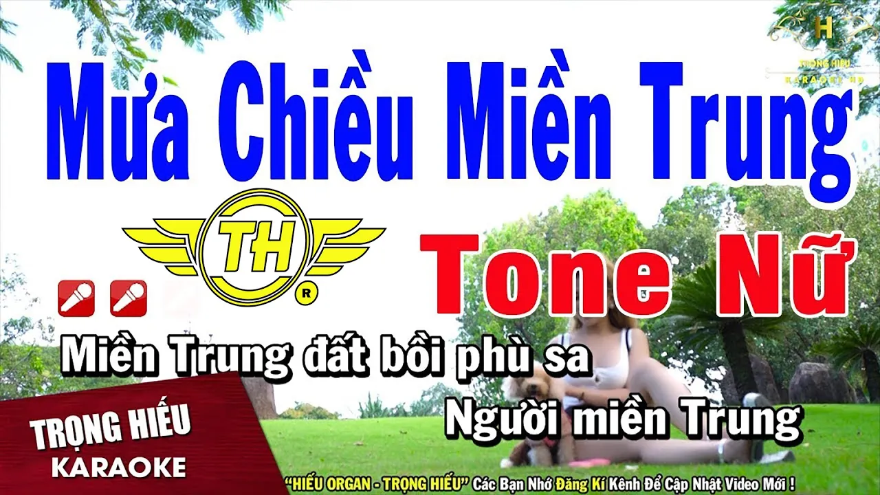 Karaoke Mưa Chiều Miền Trung Tone Nữ Nhạc Sống | Trọng Hiếu